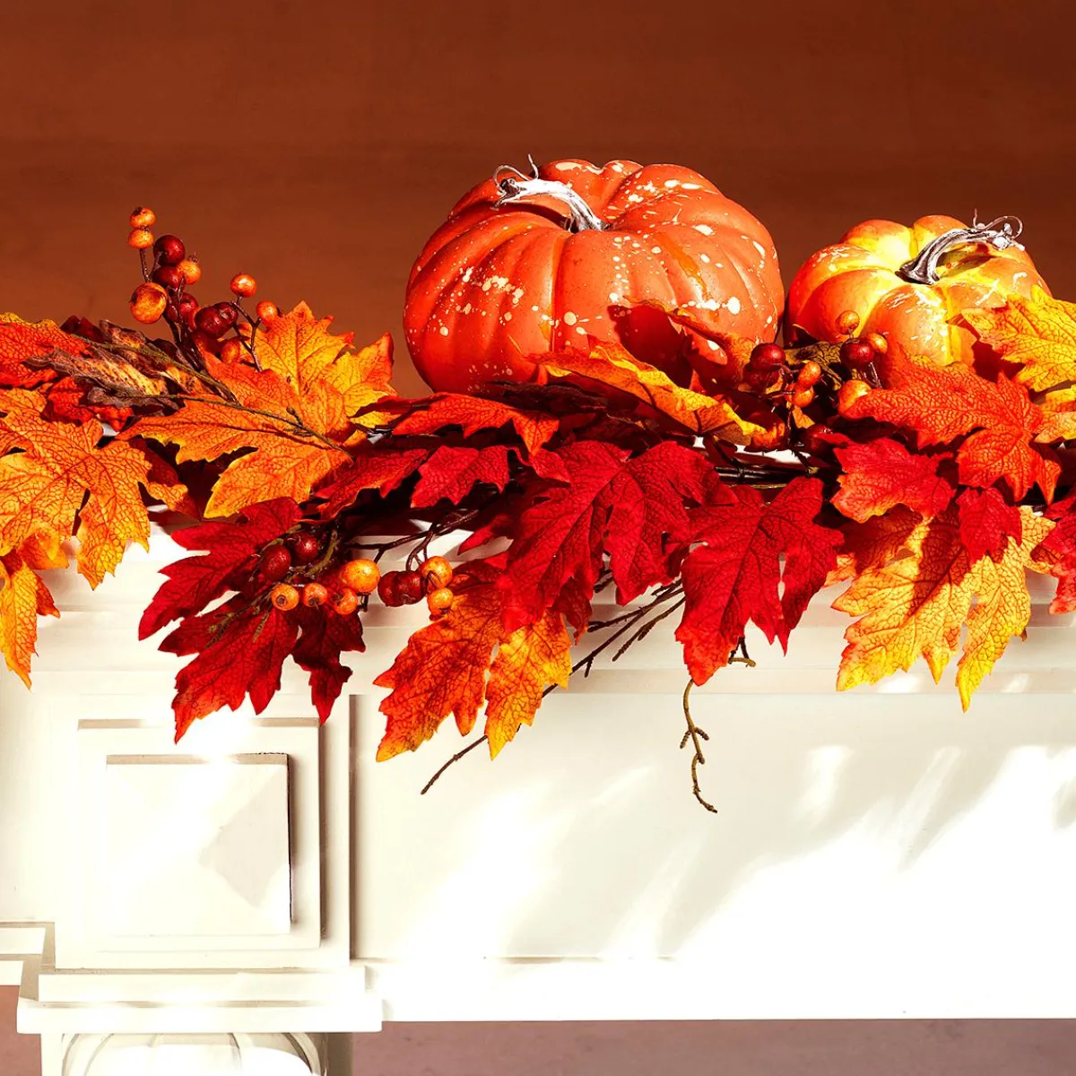 Decoración De Otoño|Verduras Y Hierbas>DecoWoerner Calabaza Decorativa Ø 15 Cm naranja