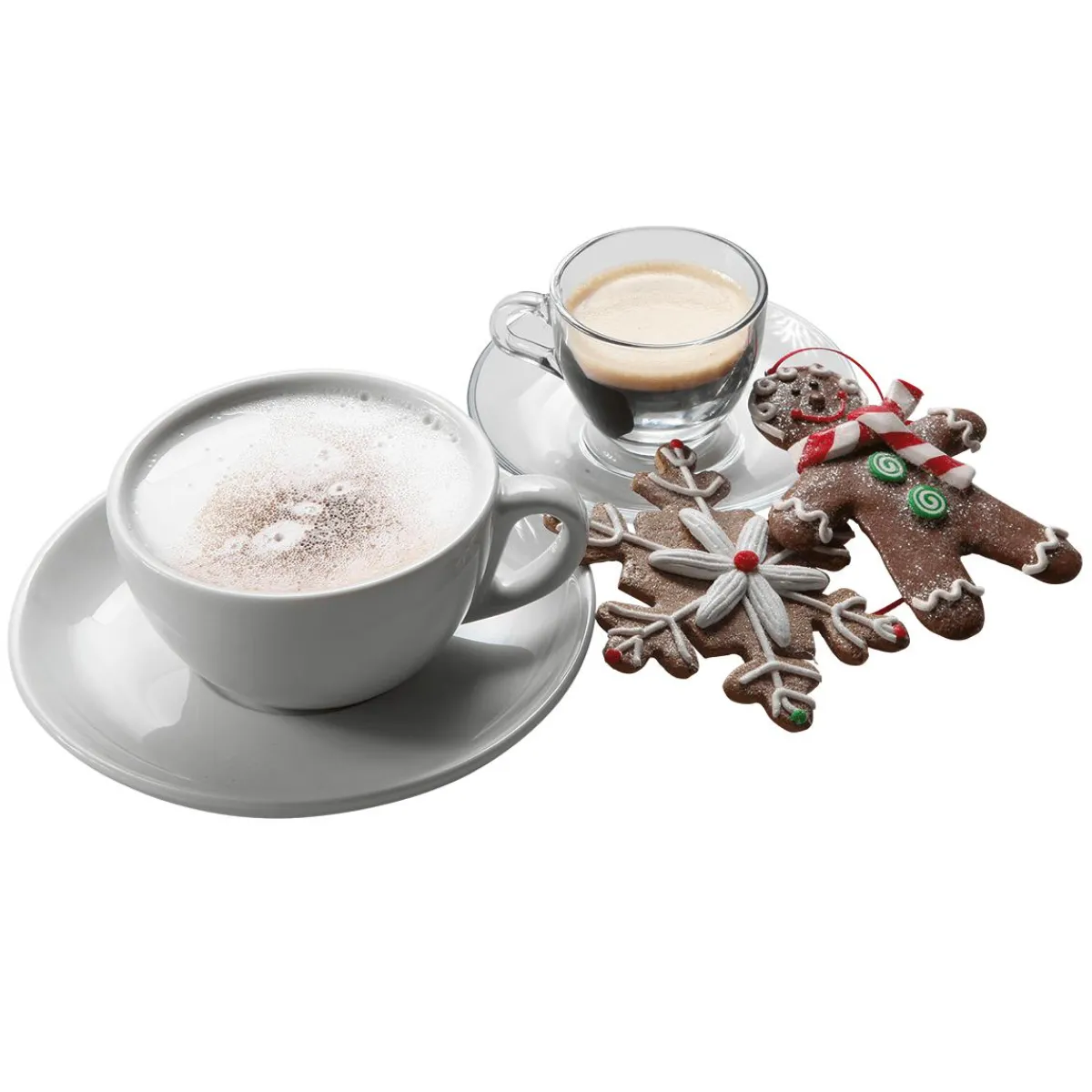 Bebidas>DecoWoerner Capuchino Alimento De Imitación 20 Cm Ø blanco