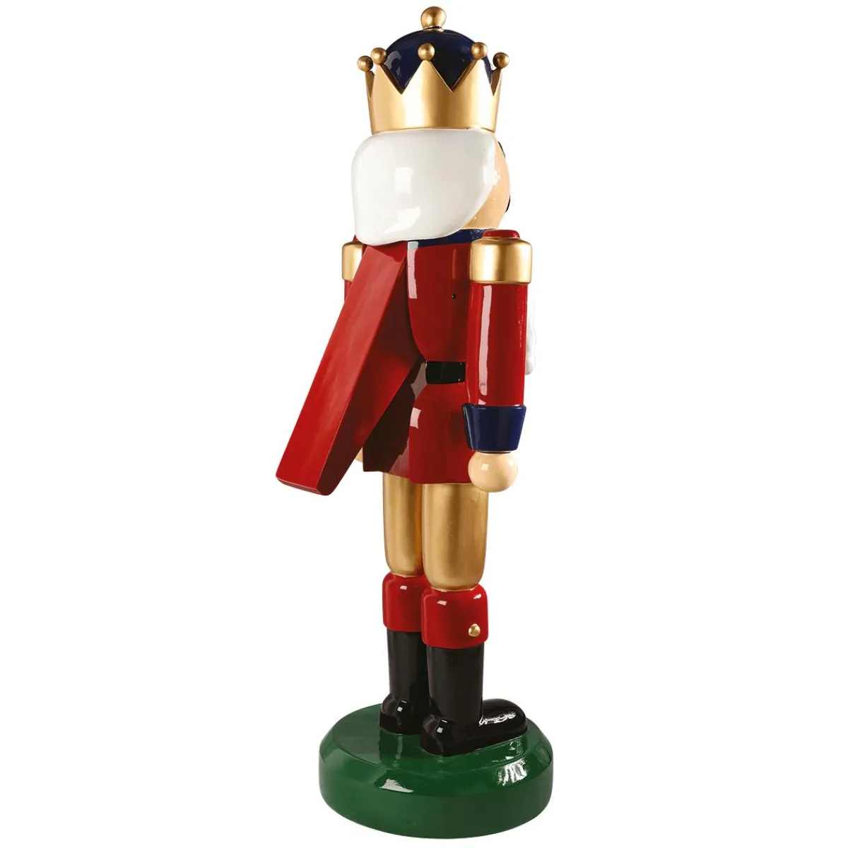 Decoración Navideña Xxl|Figuras De Navidad>DecoWoerner Cascanueces "Rey", 185 Cm rojo