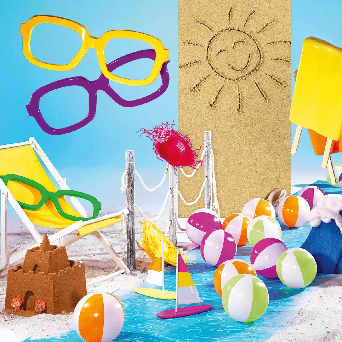 Decoración De Verano>DecoWoerner Castillo De Arena Decorativo Altura 40 Cm marrón