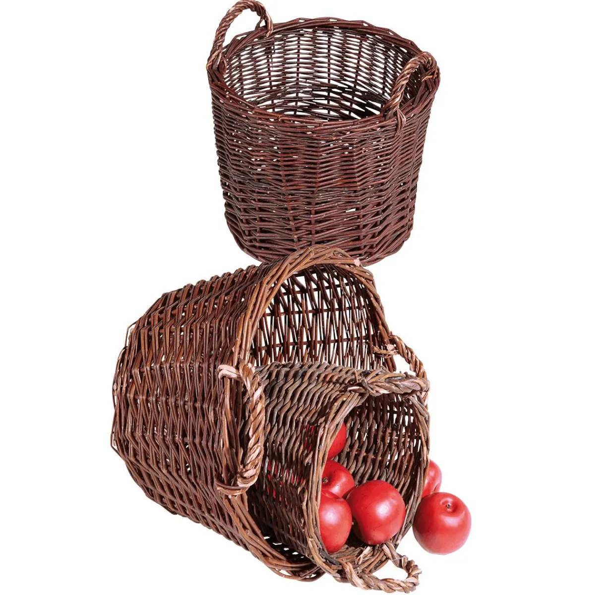Decoración De Otoño|Macetas Y Artículos De Decoración>DecoWoerner Cesta De Mimbre 24 Cm marrón