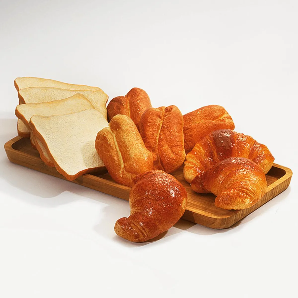 Pan Y Pastel>DecoWoerner Chupete Croissant, 3 Piezas marrón