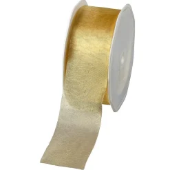 Cintas De Regalo>DecoWoerner Cinta De Chifón, Anchura De 38 Mm, Color Dorado oro