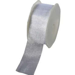 Cintas De Regalo>DecoWoerner Cinta De Chifón, Color , Anchura 38 Mm blanco