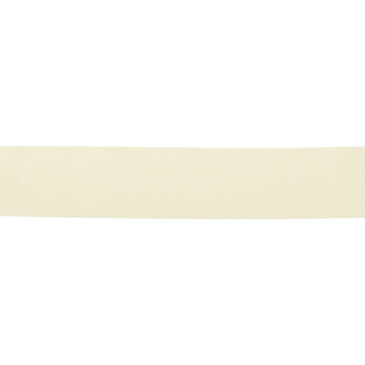 Cintas De Regalo>DecoWoerner Cinta De Chifón Con Alambre, Color Crema, Anchura 25 Mm blanco