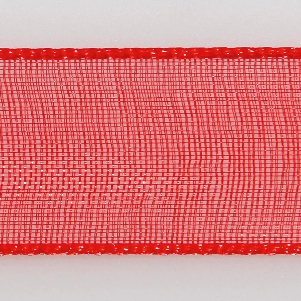 Cintas De Regalo>DecoWoerner Cinta De Gasa Con Orillo 6mm X 50m rojo