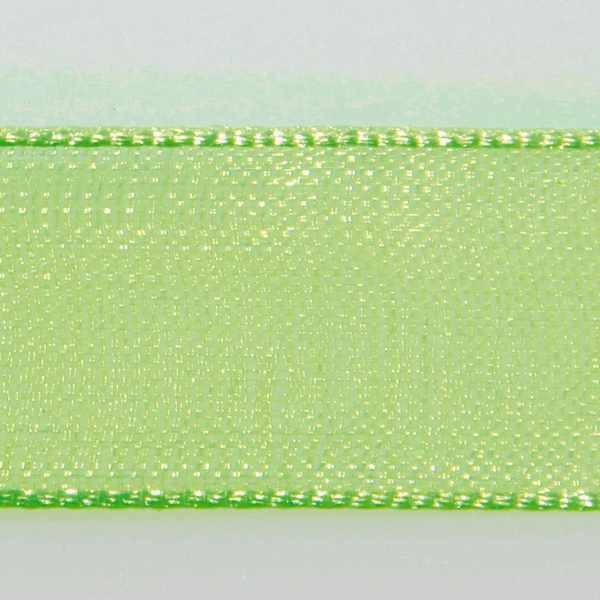 Cintas De Regalo>DecoWoerner Cinta De Gasa Con Orillo 6mm X 50m verde