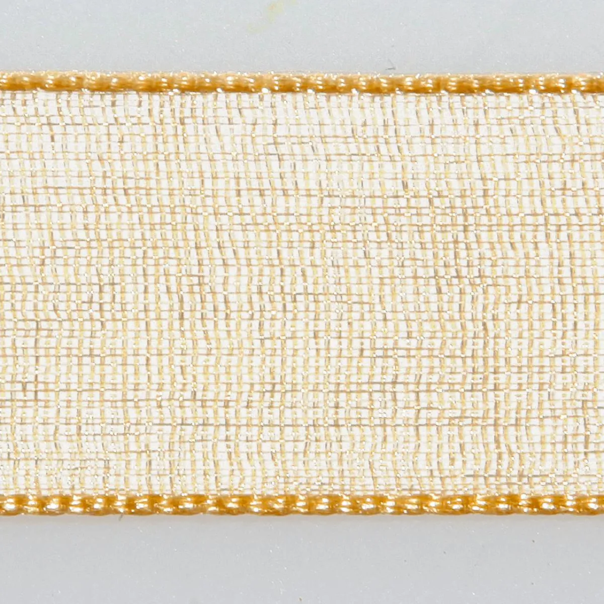 Cintas De Regalo>DecoWoerner Cinta De Gasa Con Orillo 6mm X 50m oro