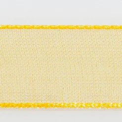 Cintas De Regalo>DecoWoerner Cinta De Gasa Con Orillo 15mm X 50m amarillo