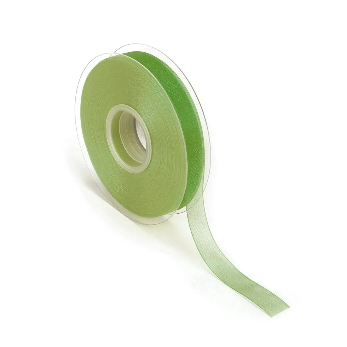 Cintas De Regalo>DecoWoerner Cinta De Gasa Con Orillo 15mm X 50m verde