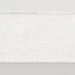 Cintas De Regalo>DecoWoerner Cinta De Gasa Con Orillo 15mm X 50m blanco