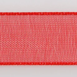 Cintas De Regalo>DecoWoerner Cinta De Gasa Con Orillo 25mm X 50m rojo