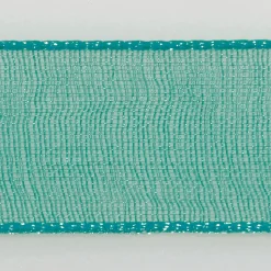 Cintas De Regalo>DecoWoerner Cinta De Gasa Con Orillo 25mm X 50m Turquesa azul