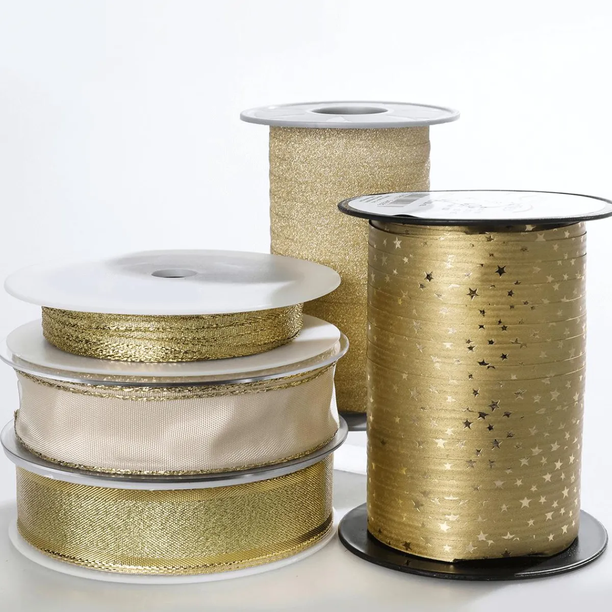 Cintas De Regalo>DecoWoerner Cinta De Poliéster 10 Mm 100 M Dorada oro
