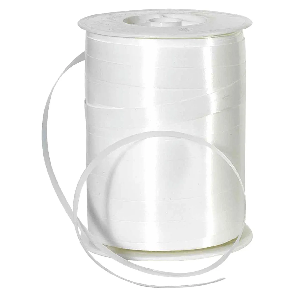 Cintas De Regalo>DecoWoerner Cinta De Poliéster, Anchura De 10 Mm, Blanca blanco