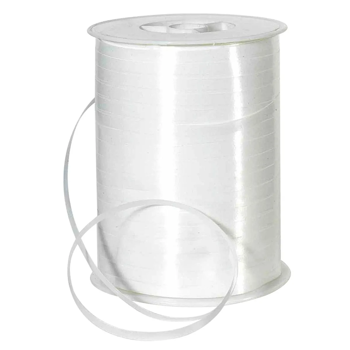 Cintas De Regalo>DecoWoerner Cinta De Poliéster, Anchura De 5 Mm, Blanca blanco