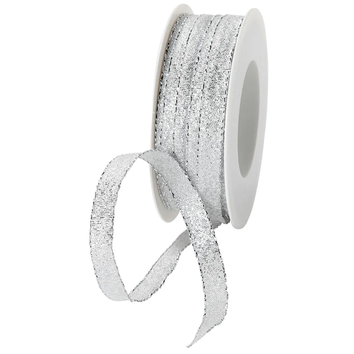 Cintas De Regalo>DecoWoerner Cinta De Regalo, Color Plateado, Anchura 10 Mm plata