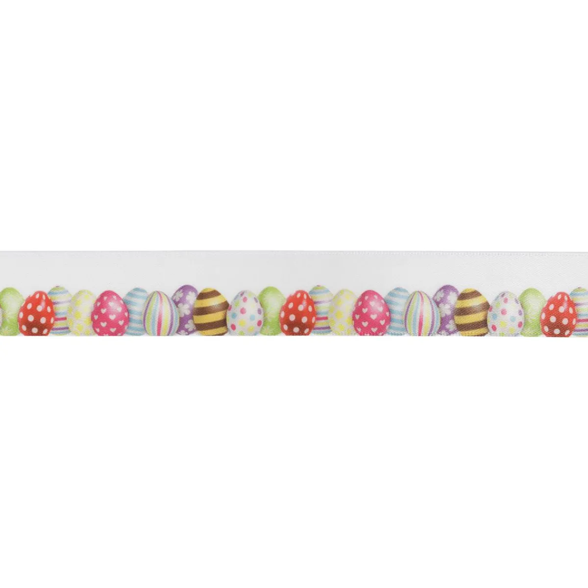 Cintas De Regalo>DecoWoerner Cinta De Regalo De Raso Con Motivo De Huevos De Pascua, 23 Mm, 20 M multicolor