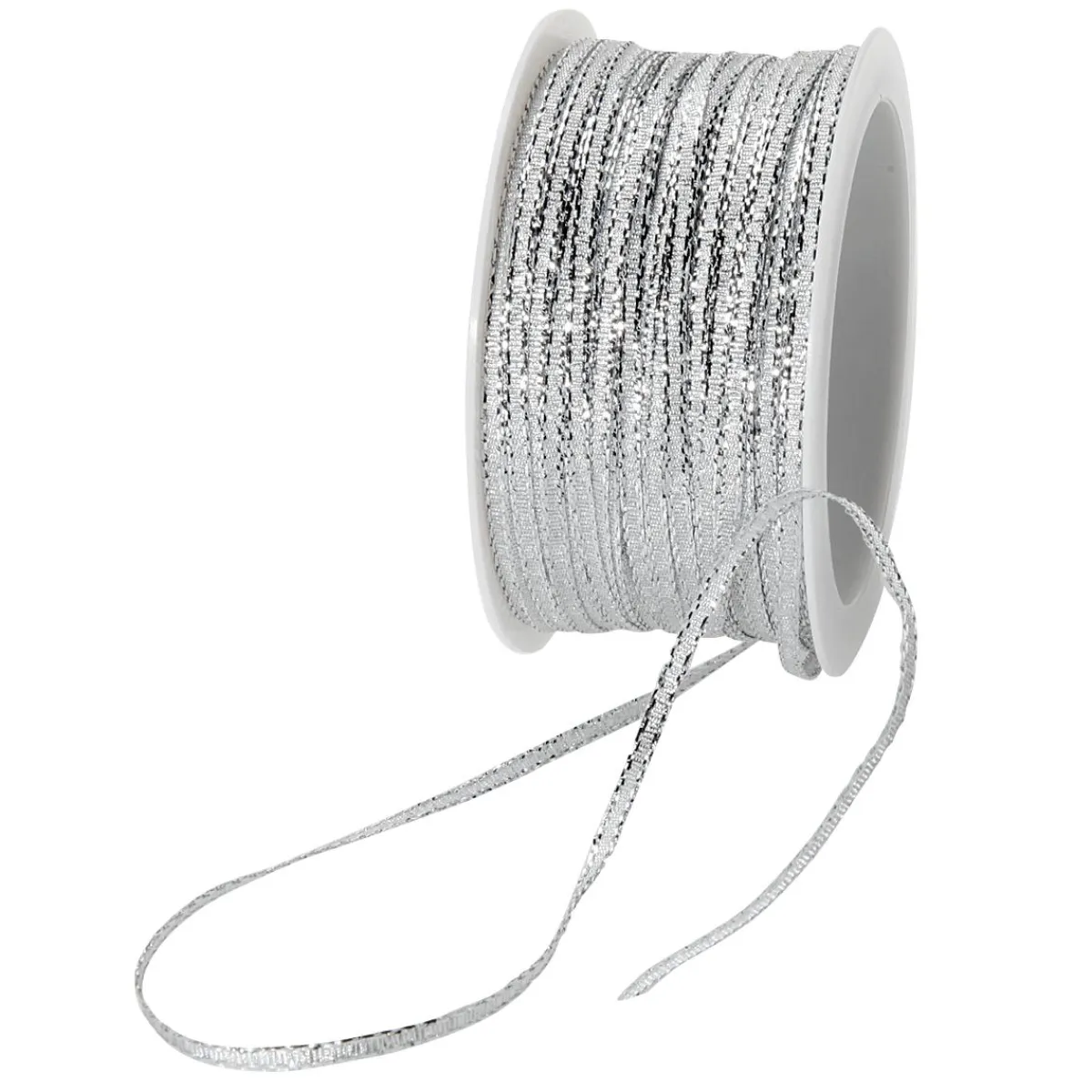 Cintas De Regalo>DecoWoerner Cinta De Regalo Glamour 5 Mm X 50 M plata