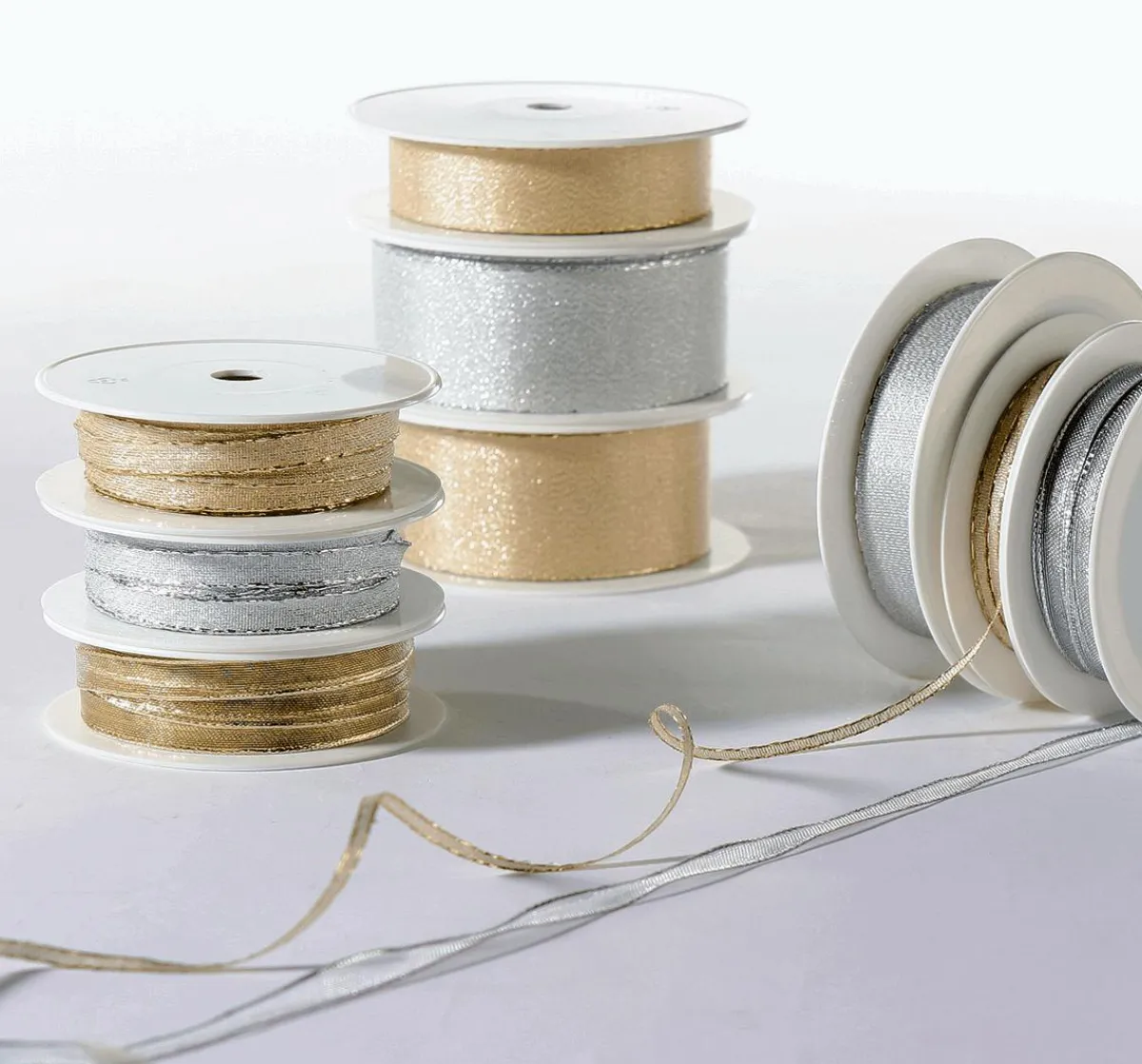 Cintas De Regalo>DecoWoerner Cinta De Regalo "Glamour" 10 Mm X 20 M plata