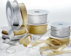 Cintas De Regalo>DecoWoerner Cinta De Regalo "Glamour" 25 Mm X 20 M oro