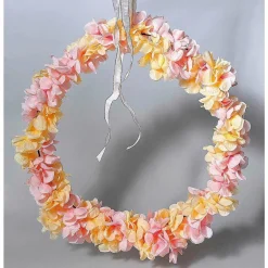 Cintas De Regalo>DecoWoerner Cinta De Tela Con Borde De Alambre, Crema blanco
