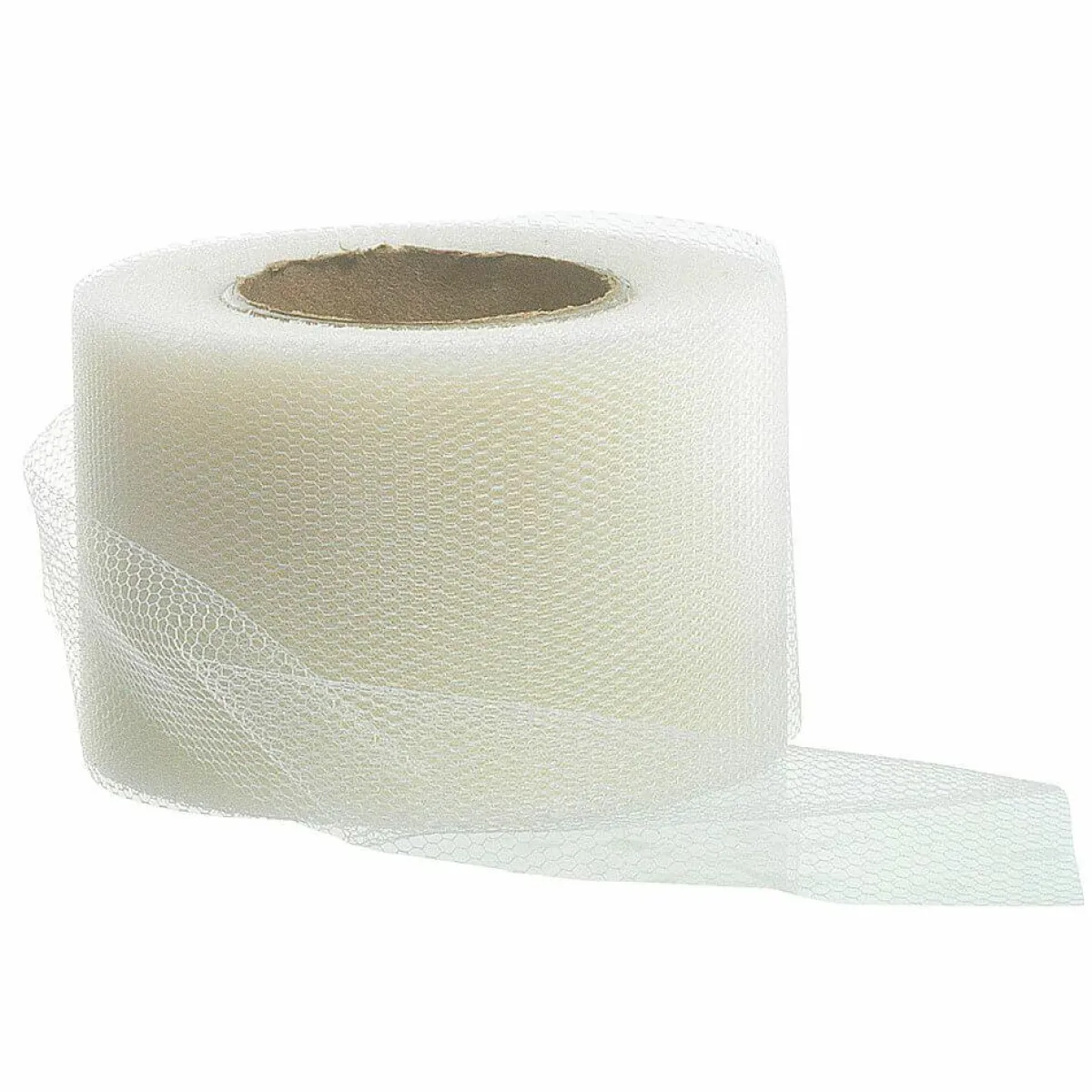 Cintas De Regalo>DecoWoerner Cinta De Tul, Anchura 50 Mm, Color Crema blanco