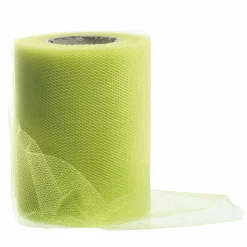 Cintas De Regalo>DecoWoerner Cinta De Tul, Anchura 100 Mm, Color Claro verde