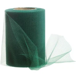 Cintas De Regalo>DecoWoerner Cinta De Tul, Anchura 100 Mm, Color Oscuro verde