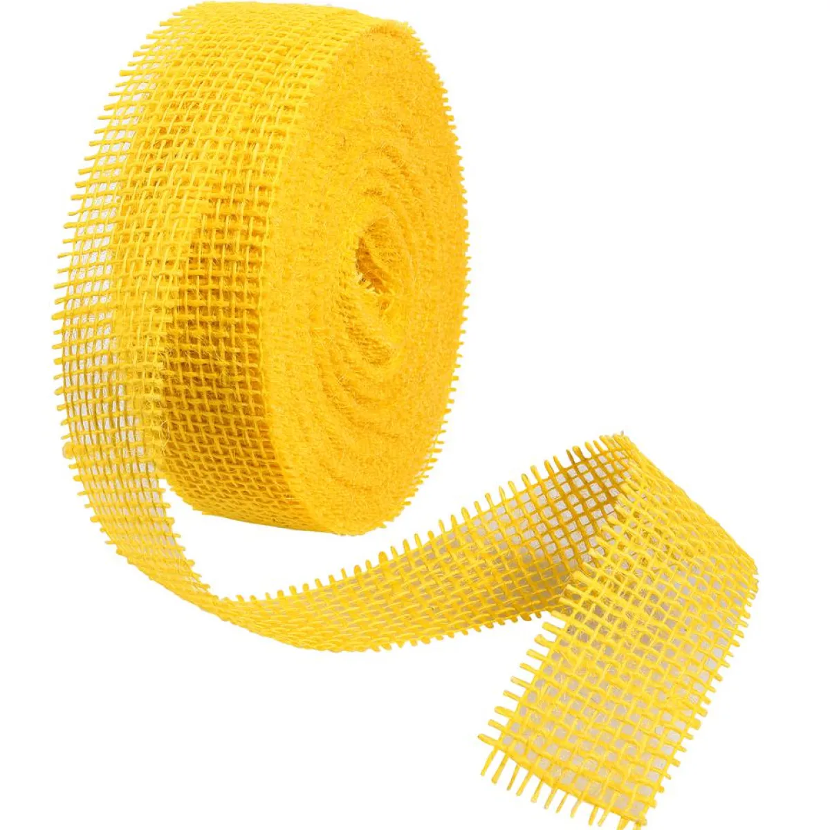 Cintas De Regalo|Decoración De Otoño>DecoWoerner Cinta De Yute, 40 Mm, 20 M, amarillo