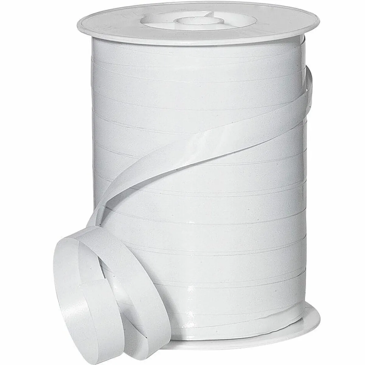 Cintas De Regalo>DecoWoerner Cinta Metalizada Brillante, Anchura 10 Mm, Color blanco