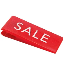 Material De Rebajas|Perchas>DecoWoerner Clip Para Percha "SALE" (VENTA) 10 Piezas rojo