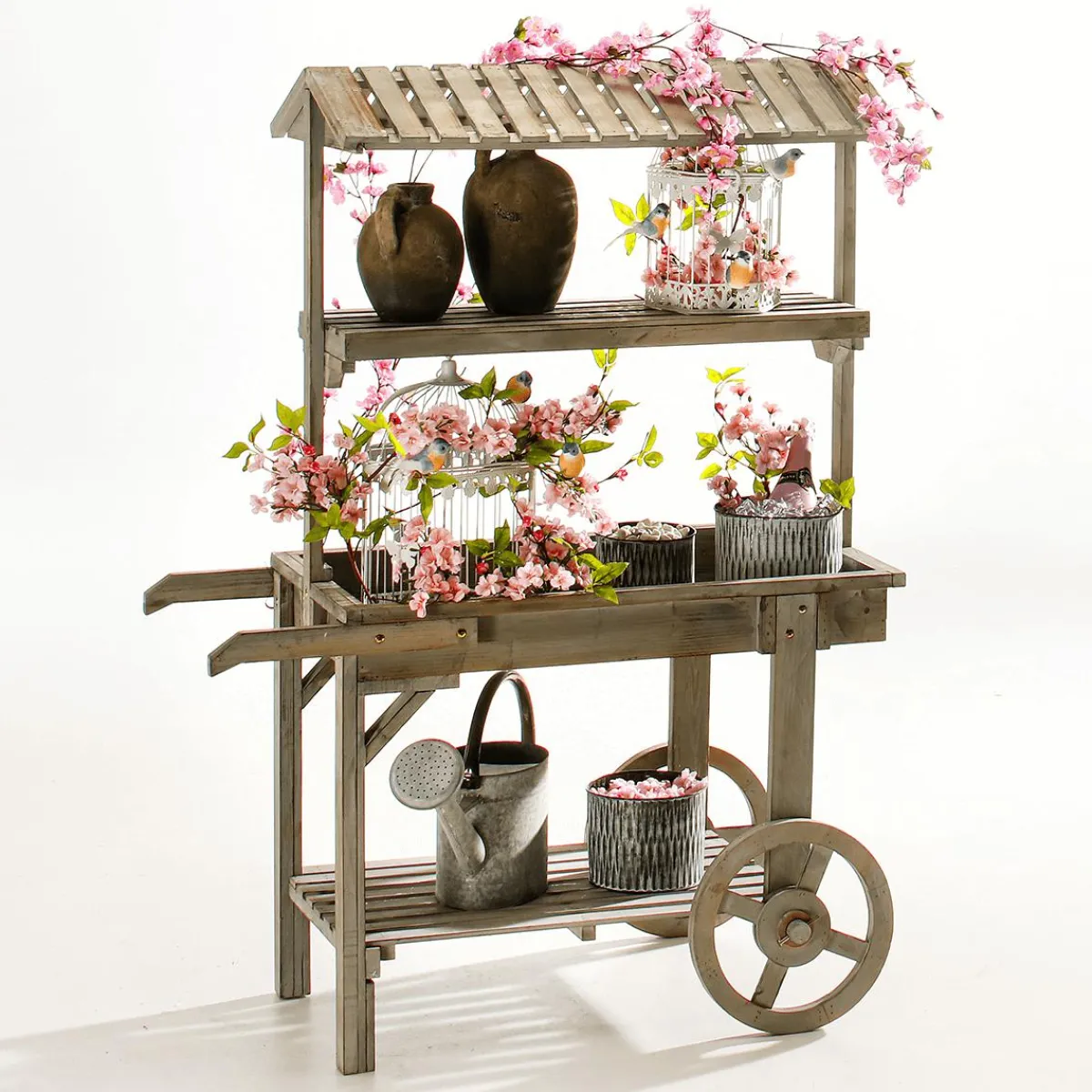 Decoración Temática>DecoWoerner Coche Vintage Altura 130 Cm blanco