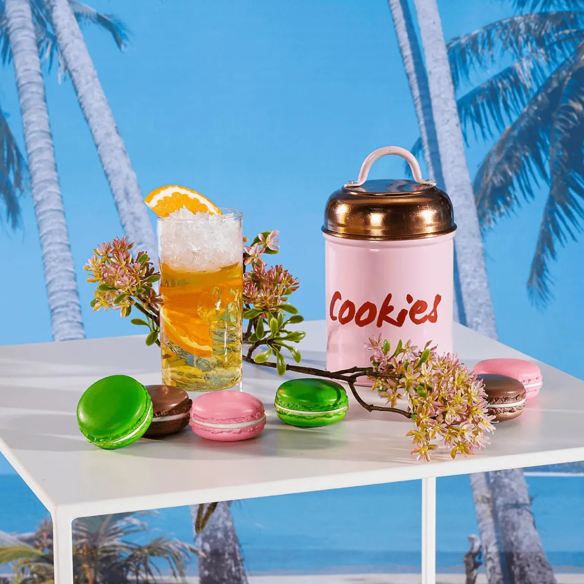 Decoración Temática|Bebidas>DecoWoerner Cocktail Oranges Aliment Factice 18 Cm naranja