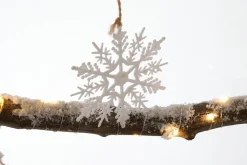 Figuras De Navidad>DecoWoerner Colgador De Madera Iluminado Para árboles, 100 Cm De Largo Madera natural
