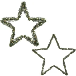 Estrella De Navidad|Luces De Navidad>DecoWoerner Colgante De Estrella De Luz LED Ø 38 Cm verde