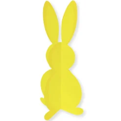 Decoración De Pascua>DecoWoerner Conejitos Decorativos De Papel 40 Cm amarillo