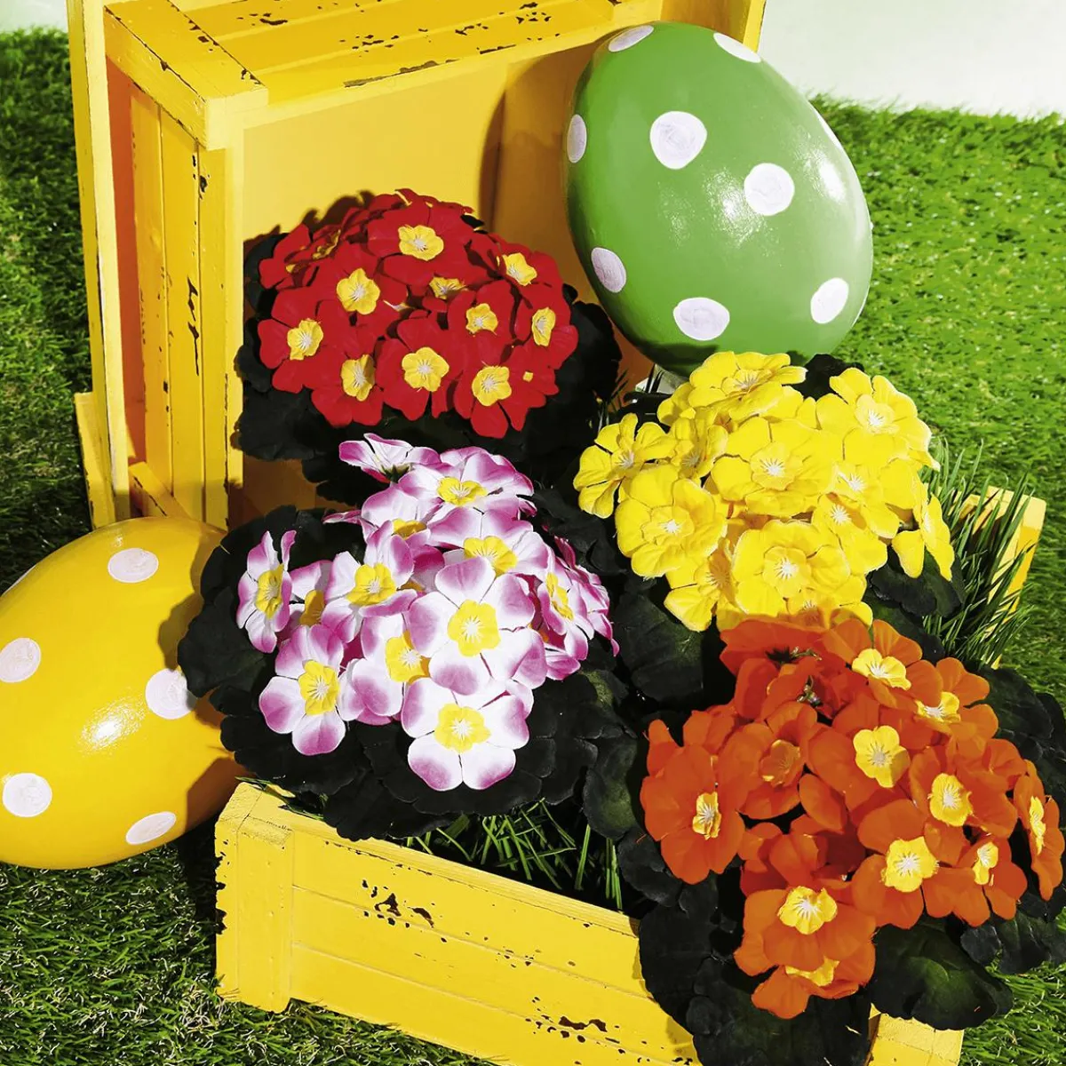 Expositores Para Tiendas|Macetas Y Artículos De Decoración>DecoWoerner Conjunto De Cajas De Madera, amarillo