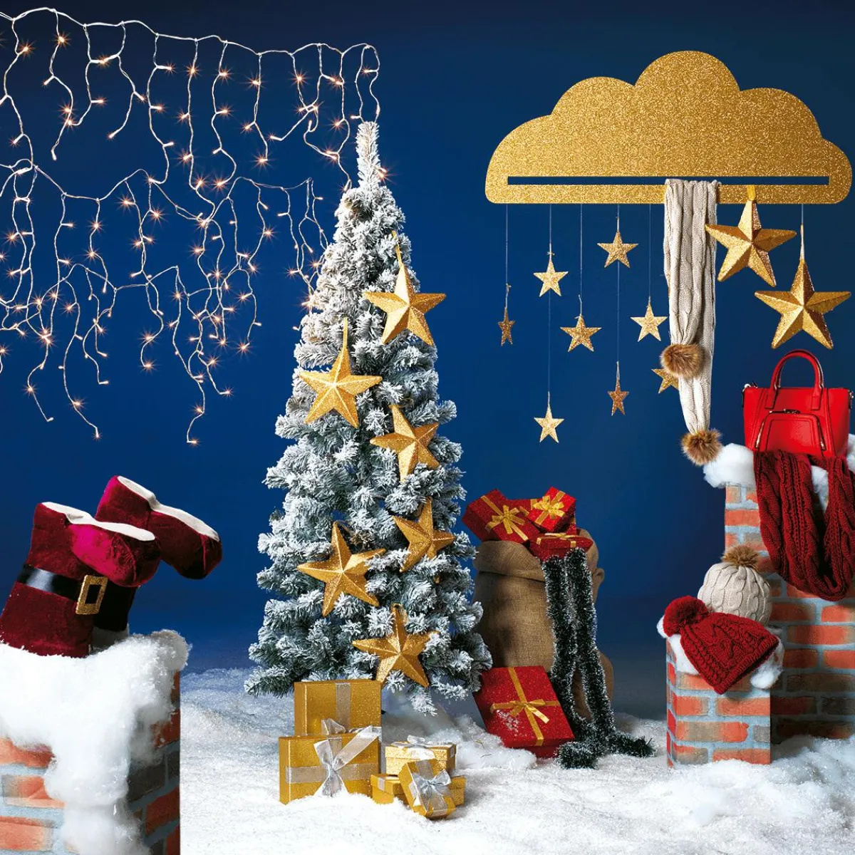 Cajas De Regalo>DecoWoerner Conjunto De Cajas De Regalo Rojas, 5 Piezas rojo