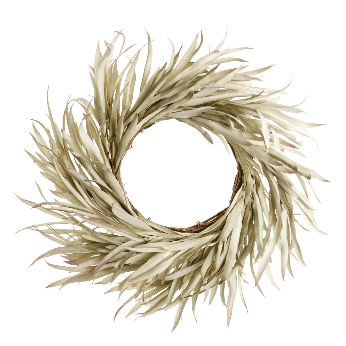 Decoración De Otoño|Ramos Y Coronas De Flores>DecoWoerner Corona De Flores Artificial "Sauce" 75 Cm Claro verde