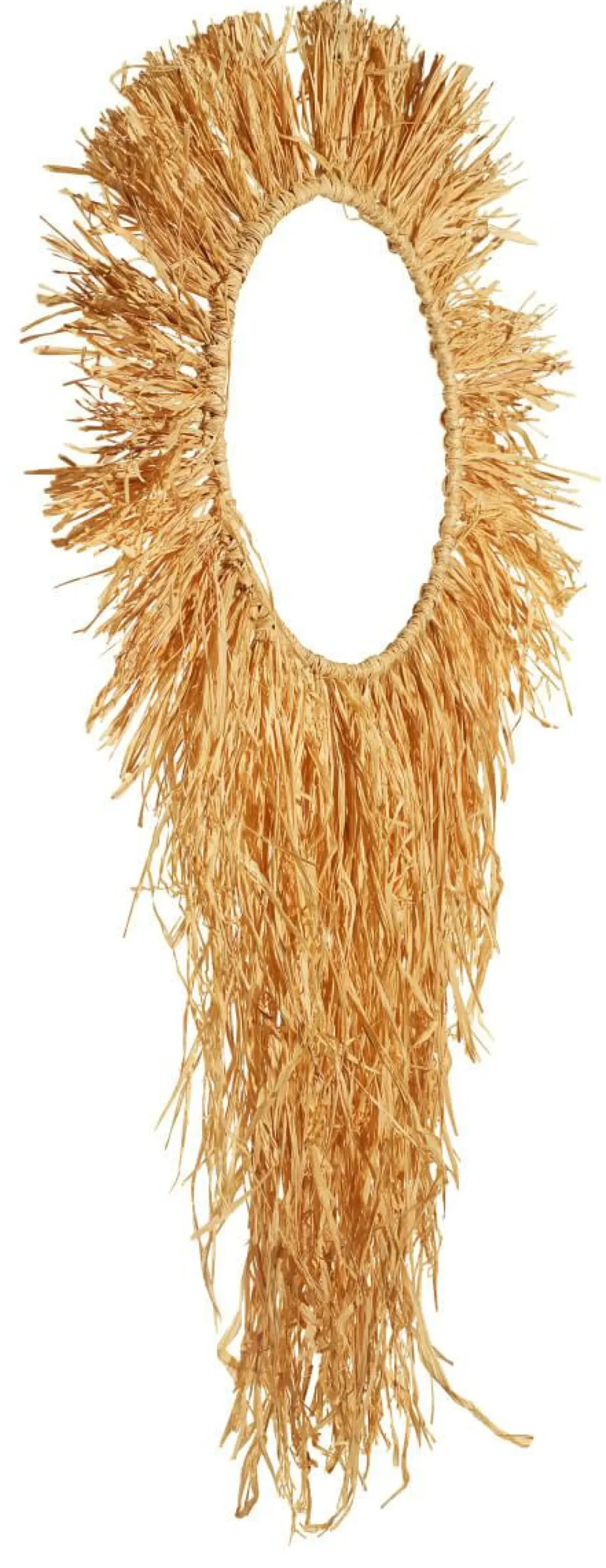 Decoración De Verano>DecoWoerner Corona Decorativa "Boho" 27 Cm Ø Beige