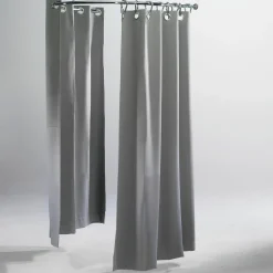 Probadores Y Cortinas>DecoWoerner Cortina De Cubículo Semicircular, 200 Cm De Largo, Gris