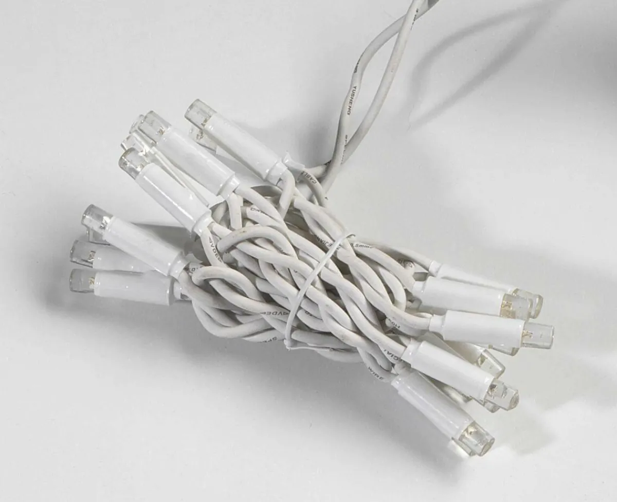 Luces De Navidad>DecoWoerner Cortina De Luces LED Para Exteriores, 400 LED, 150 X 200 Cm blanco