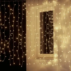 Luces De Navidad>DecoWoerner Cortina De Luces LED Para Uso Profesional Sistema IP20, 600 LED, 300 X 200 Cm, Sin Cable