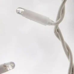 Luces De Navidad>DecoWoerner Cortina De Luz LED Profesional IP67, 900 Cm Sin Cable De Alimentación, Blanca