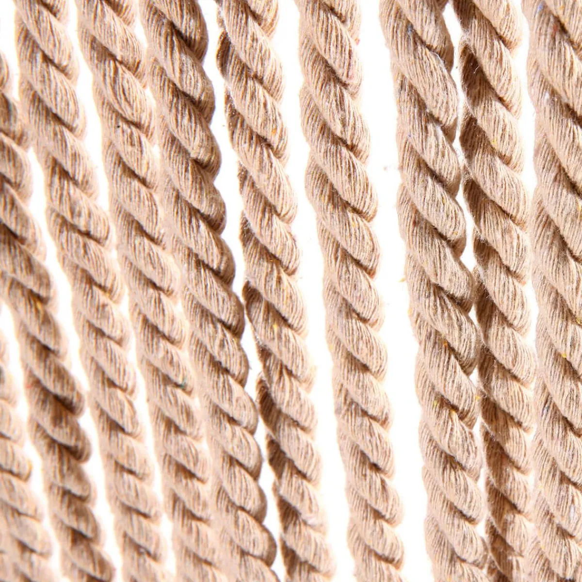 Decoración De Verano>DecoWoerner Cortina Decorativa Cuerdas Longitud 200 Cm Beige