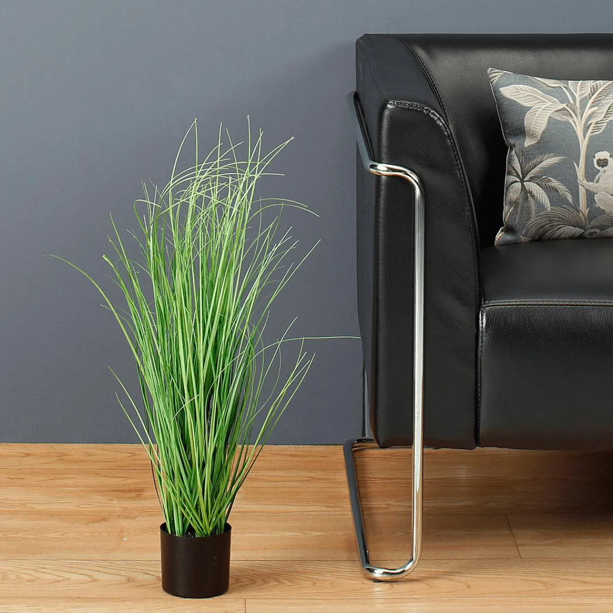 Hierba Decorativa>DecoWoerner Césped Artificial En La Maceta Altura 70 Cm verde
