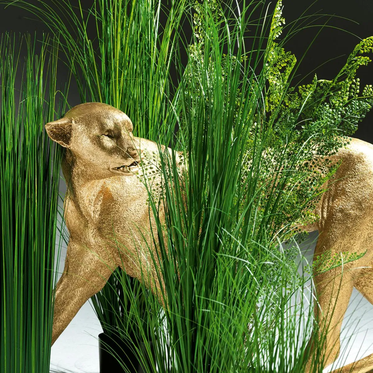 Hierba Decorativa>DecoWoerner Césped Artificial En La Maceta 120 Cm verde