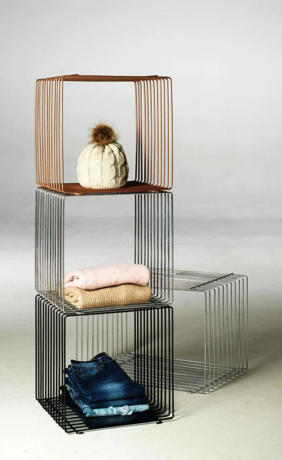Expositores Para Tiendas>DecoWoerner Cubo De Celosía 40 X 40 Cm blanco