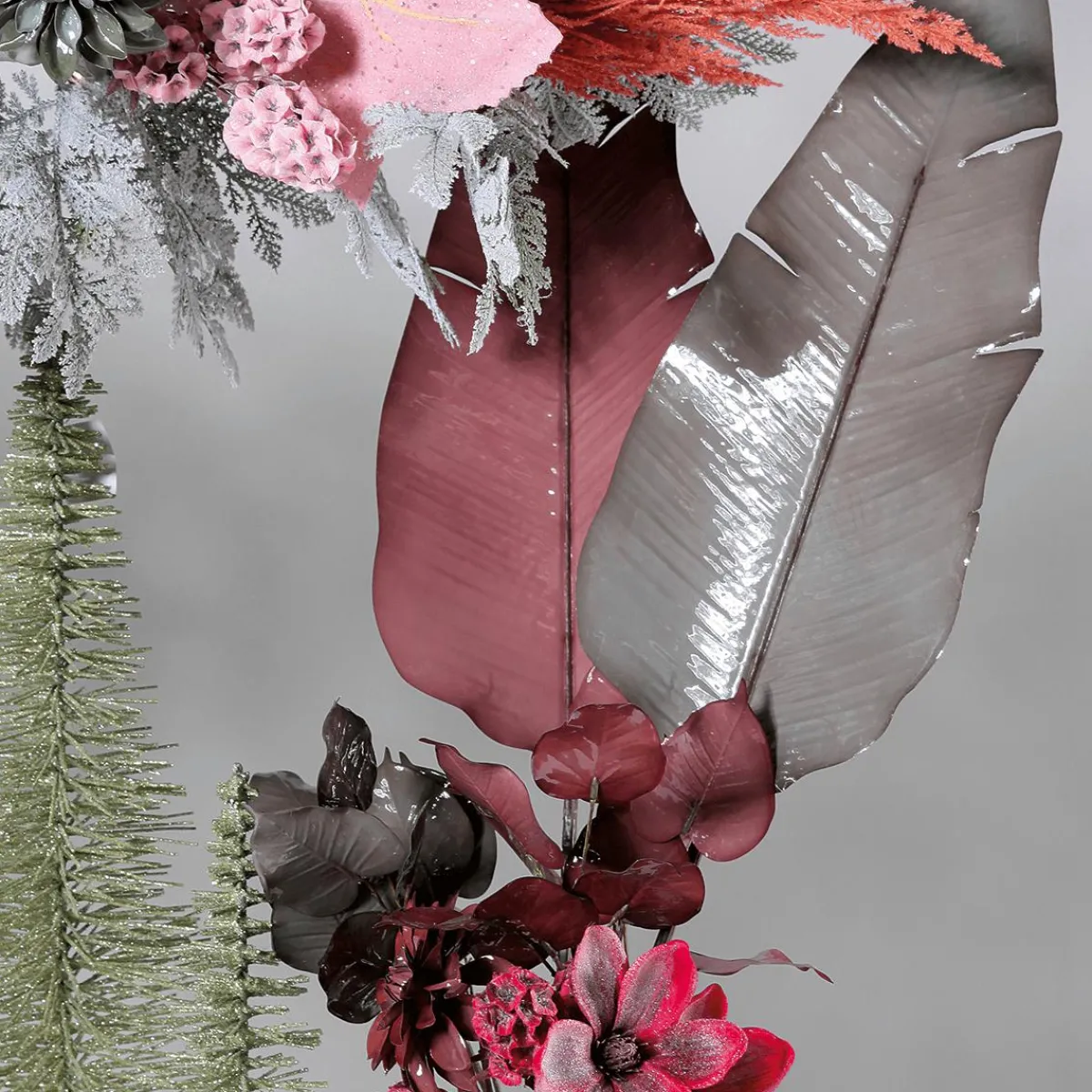 Decoración De Otoño>DecoWoerner Dalia Artificial 56 Cm Burdeos rojo